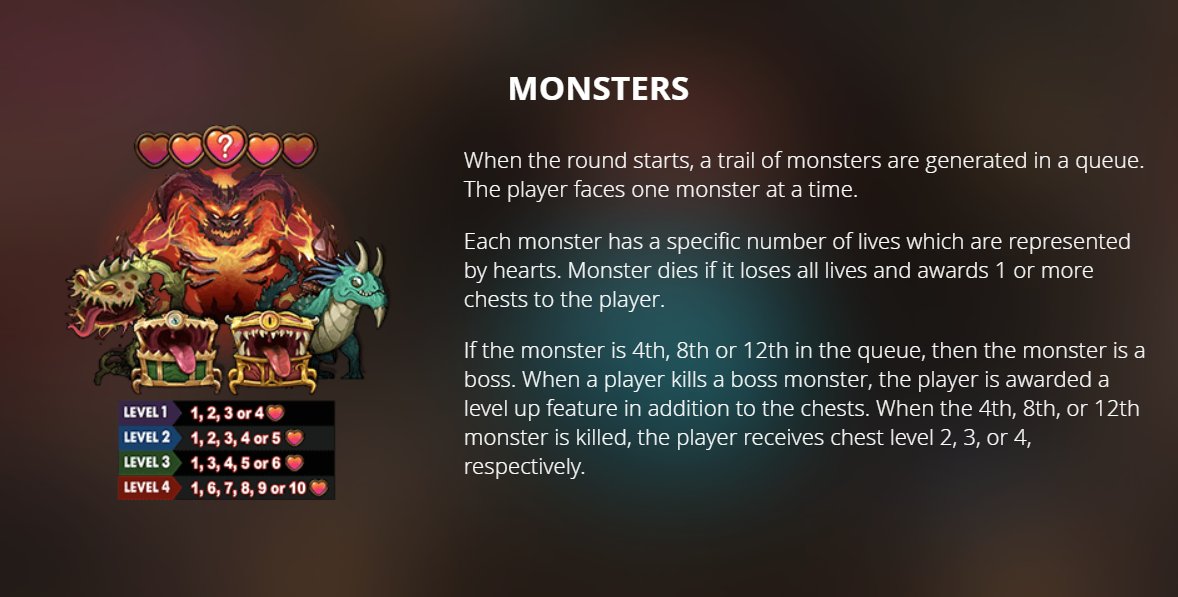 Monster level system in Kill Em All — boss appears at 4th 8th and 12th position with increasing lives